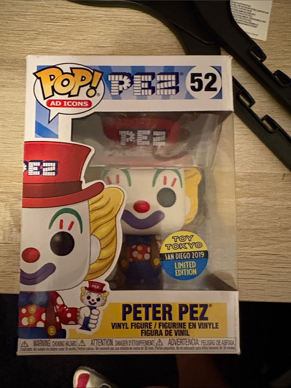 Funko Peter PEZ Clown Vinyl Figure — Red, Yellow, Blue